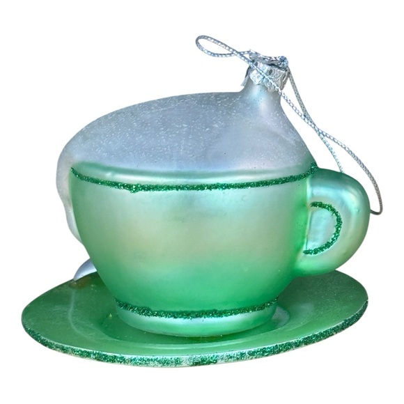Kris Kringl Irish Coffee Cup Glass Ornament - Picture 4 of 12